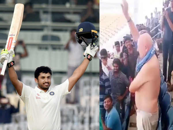 VIDEO: नायर की बल्‍लेबाजी का मुरीद हुआ अंग्रेज, पहन ली टीम इंडिया की जर्सी