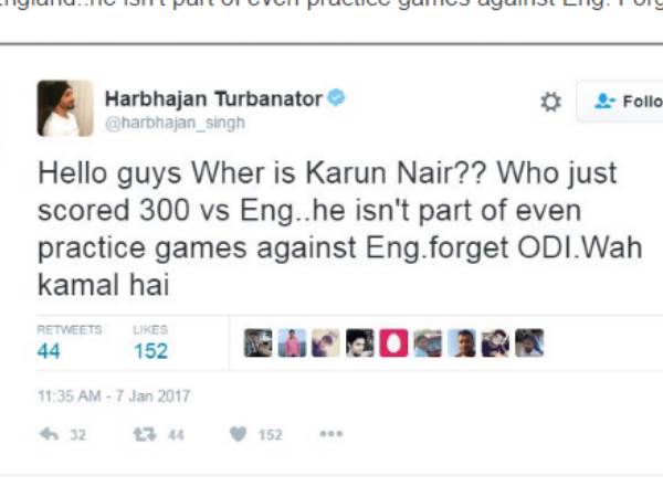 टीम चयन को लेकर हरभजन को आया गु्स्सा,