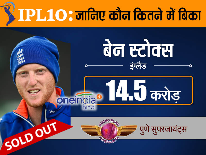 #IPLAuction2017:नीलामी के लिए सुबह 3:30 बजे उठ गया था : स्टोक्स
