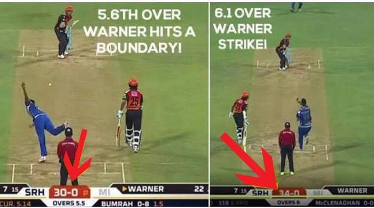 IPL: अंपायरों ने की बड़ी गलती, हार सकता था मुंबई इंडियंस!