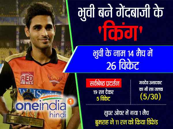 किल्ले उखाड़ने में 'माहिर' बने भुवी 