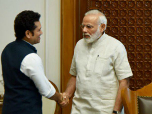सचिन: ए बिलियन ड्रीम्स: अपने हमसाए संग पीएम मोदी से मिले तेंदुलकर