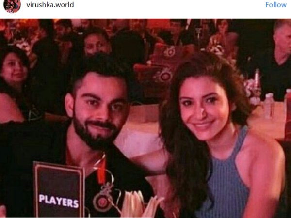 IPL 2017: आरसीबी के सेलिब्रेशन में गर्लफ्रेंड अनुष्का के साथ पहुंचे विराट, फोटो वायरल