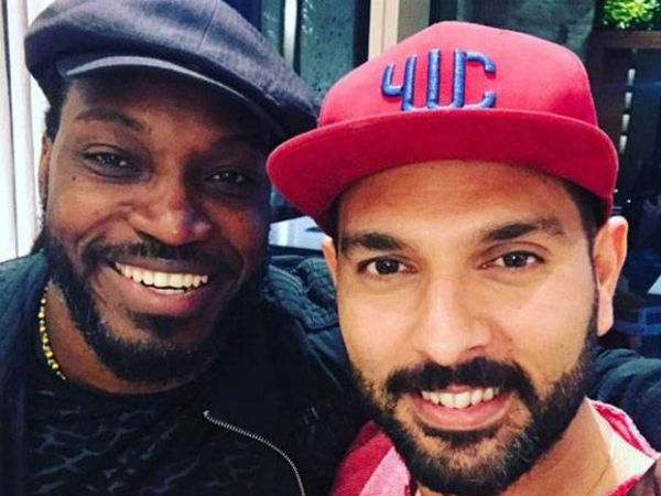 गेल ने दी फेयरवेल पार्टी