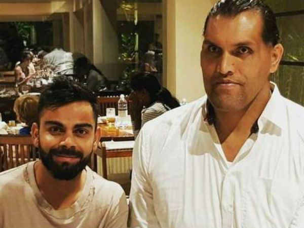 द ग्रेट खली से मिलना काफी शानदार रहा