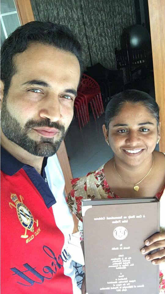 इरफान पठान पर महिला क्रिकेटर ने की PhD, किए कई बड़े खुलासे