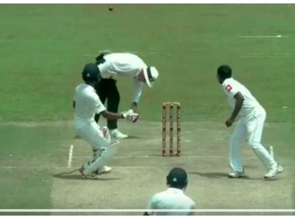 कोलंबो टेस्ट: हार्दिक पांड्या के बैट से निकली 'बुलेट', पसीना-पसीना हुआ अंपायर