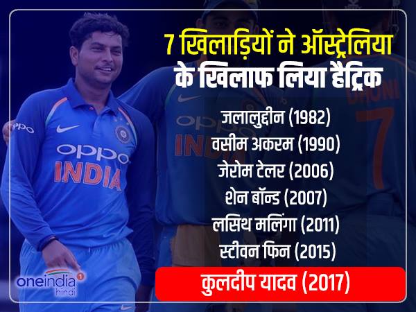 7 खिलाड़ियों ने ऑस्ट्रेलिया के खिलाफ लिया हैट्रिक 