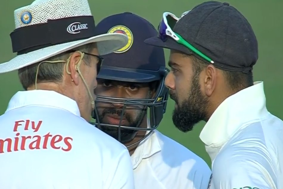 पहले टेस्ट में कोहली से भिड़ गए थे डिकवेला, बीच में कूदे महेला जयवर्धने को विराट ने दिया खास संदेश