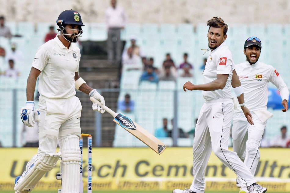 india vs sri lanka 1st test kolkata: pellet in the sri lankan cricketer suranga lakmal feet