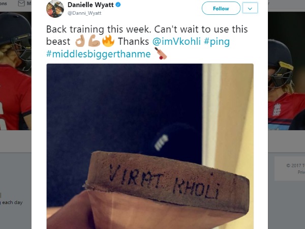 महिला आलराउंडर विराट कोहली की बड़ी फैन हैं