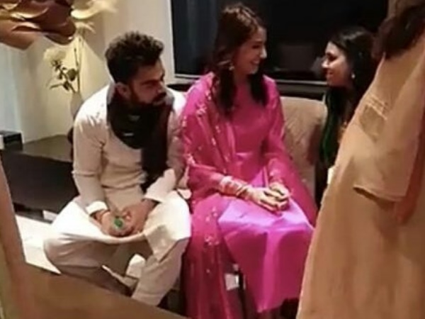 शादी के बाद पहली बार ससुराल पहुंचीं अनुष्का