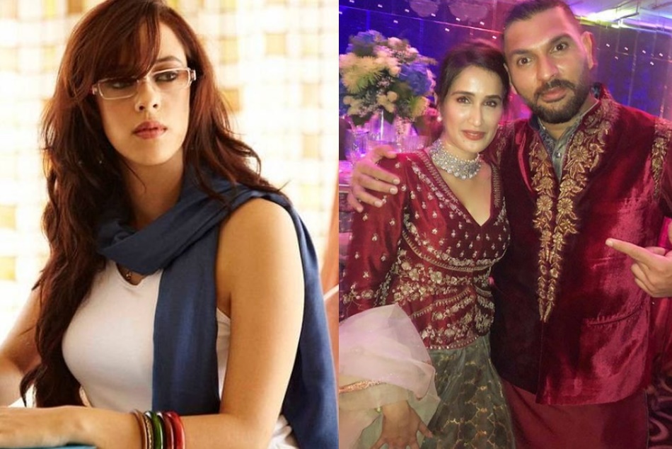 पार्टी में जहीर खान की पत्नी के साथ कपड़े मैच कर पहुंचे युवराज सिंह, पत्नी हेजल ने फिर कही ये बात