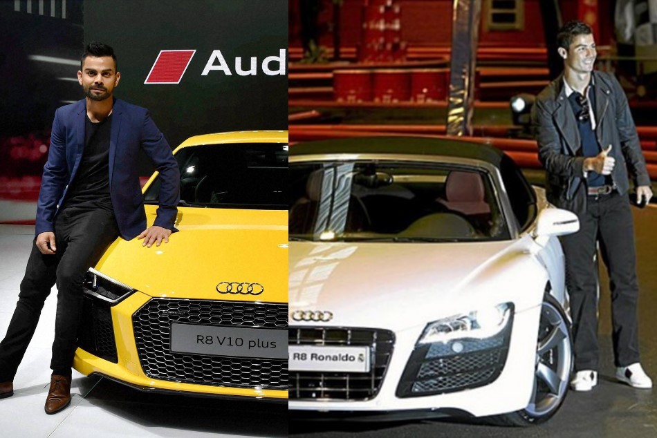 विराट कोहली की सभी कारों से ज्यादा है रोनाल्डो की एक कार की कीमत