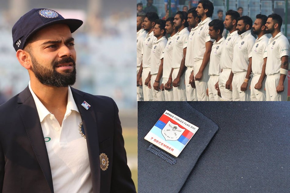 कोटला टेस्ट : विराट के ब्लेजर पर दिखा एक खास बैच, जानिए इसकी पूरी कहानी