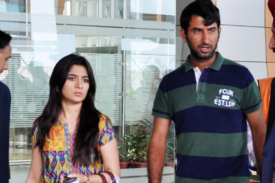 cheteshwar pujara revealed that his wife pooja is expecting a baby soon