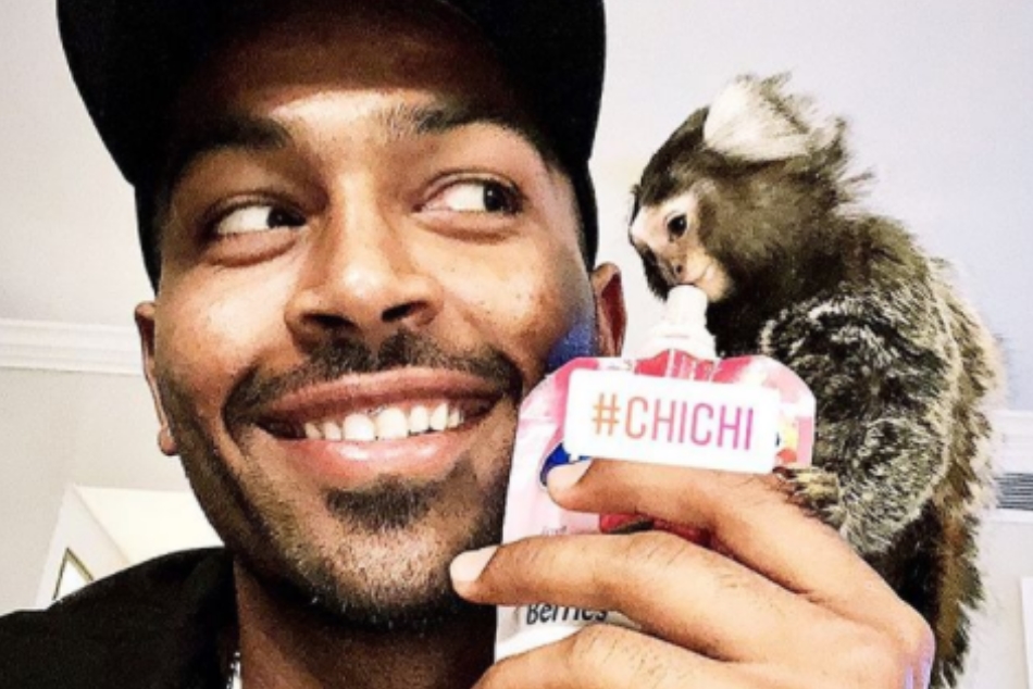 हार्दिक पांड्या ने दक्षिण अफ्रीका में बनाया नन्हा दोस्त, आप भी मिलिए