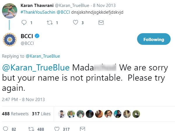 bcci abused twice a man in a old tweet 