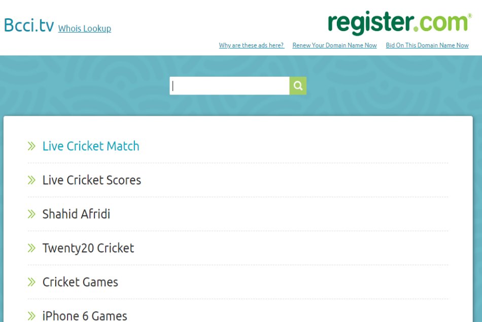 सबसे अमीर भारतीय क्रिकेट बोर्ड की वेबसाइट हुई बंद, ये है वजह