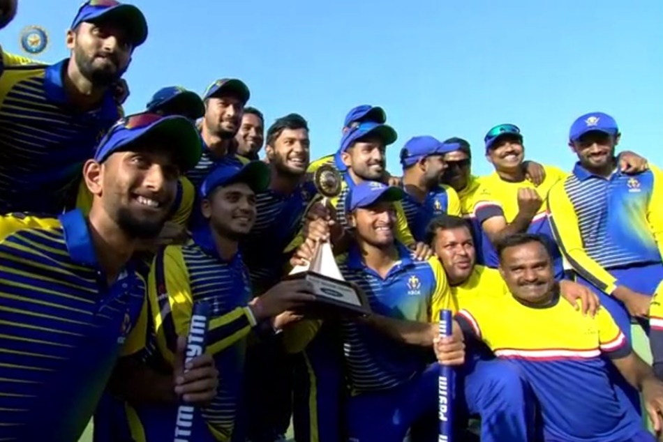 विजय हजारे ट्रॉफीः कर्नाटक ने सौराष्ट्र को 41 रनों से हराकर जीता खिताब