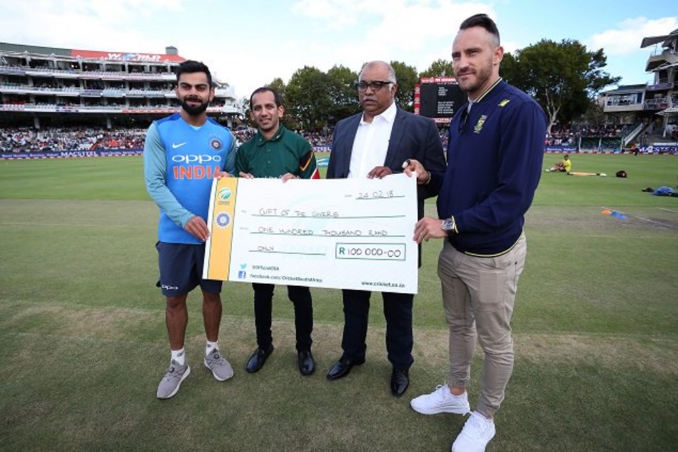 दक्षिण अफ्रीका में नेक काम कर लौटी है टीम इंडिया, सूखा झेल रहे केपटाउन की ऐसे की मदद