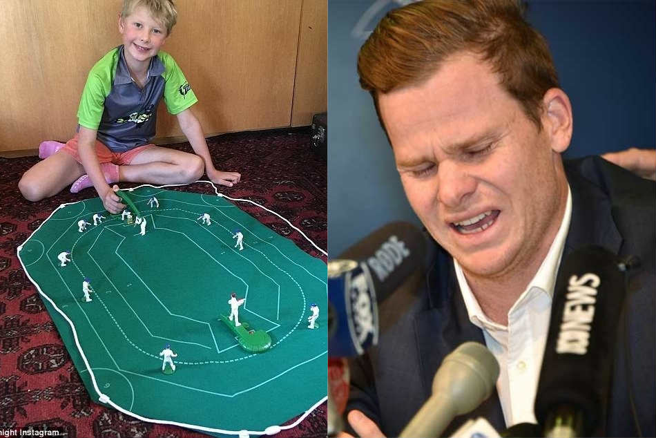 स्मिथ की हालत देख 20 मिनट तक रोया नन्हा फैन, क्रिकेटर ने मैसेज भेजकर मांगी माफी