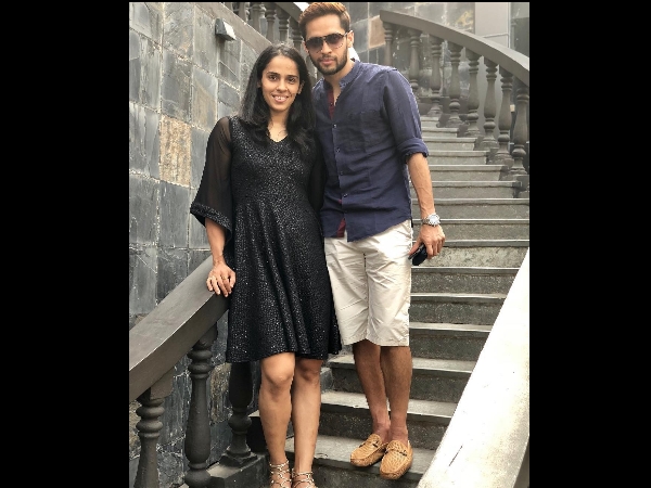 साइना ने परुपल्ली के साथ पोस्ट की फोटो