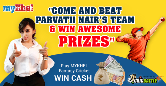 आईपीएल फैंटसी क्रिकेट लीग में पार्वती नायर की प्लेइंग इलेवन को चैलेंज कीजिए