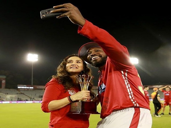 प्रीति जिंटा भी काफी प्रसन्न थीं 