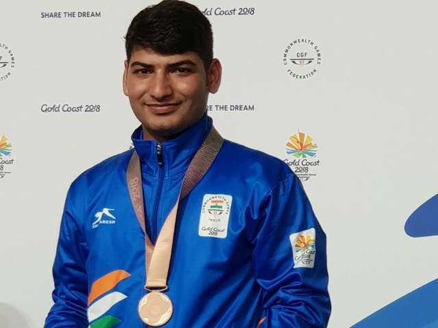 CWG 2018: ओम मिथारवल ने 50 मीटर पिस्टल फाइनल में जीता कांस्य