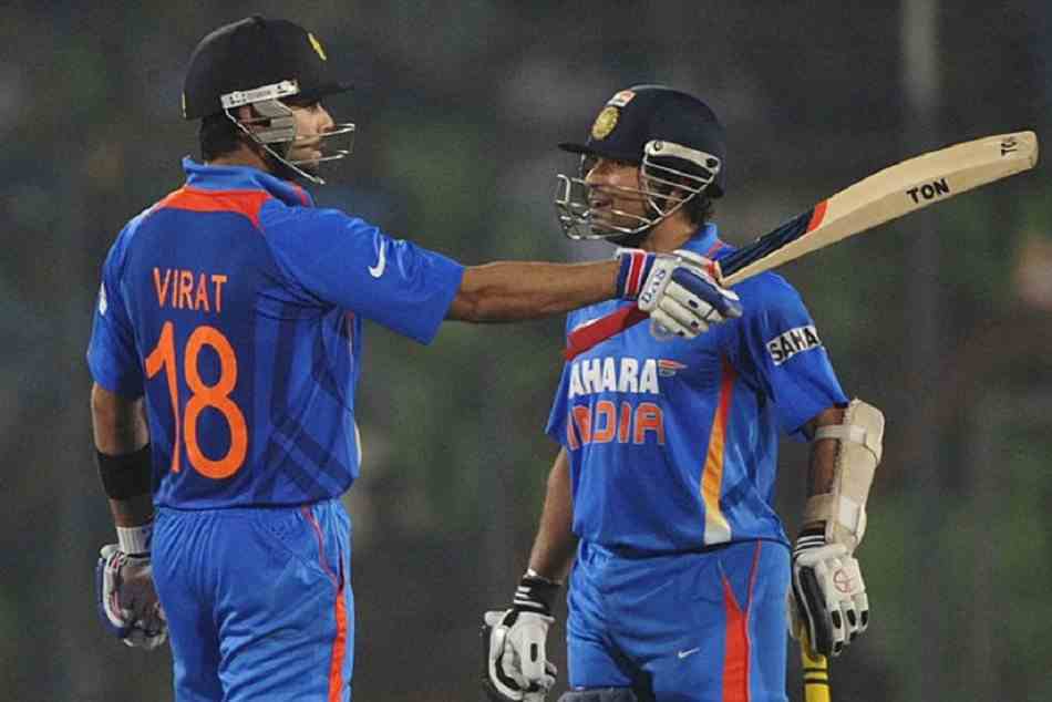 सचिन का ऐलान, 'अगर विराट ने तोड़ा मेरे शतकों का रिकॉर्ड, करूंगा शैम्पेन गिफ्ट'