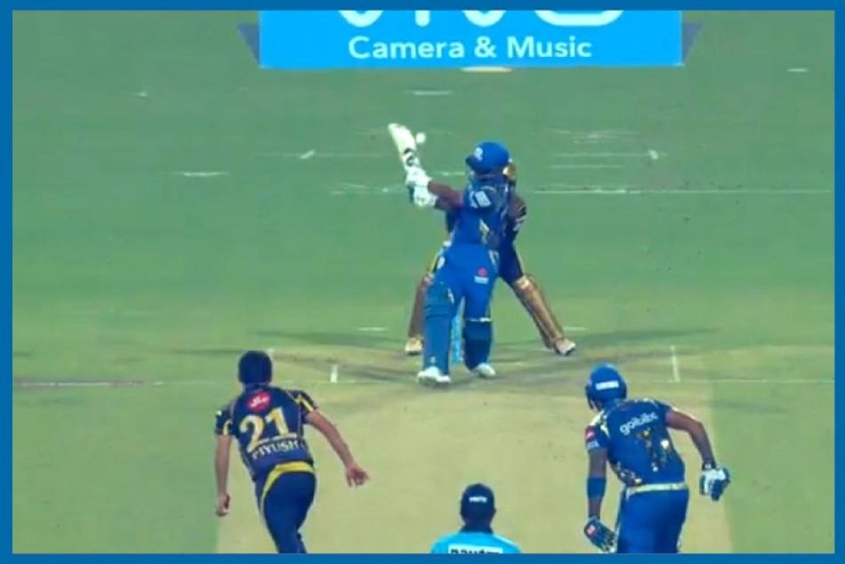 MI VS KKR: एविन लुईस भी नहीं समझ पाए की आखिर वो आउट कैसे हुए, देखें वीडियो