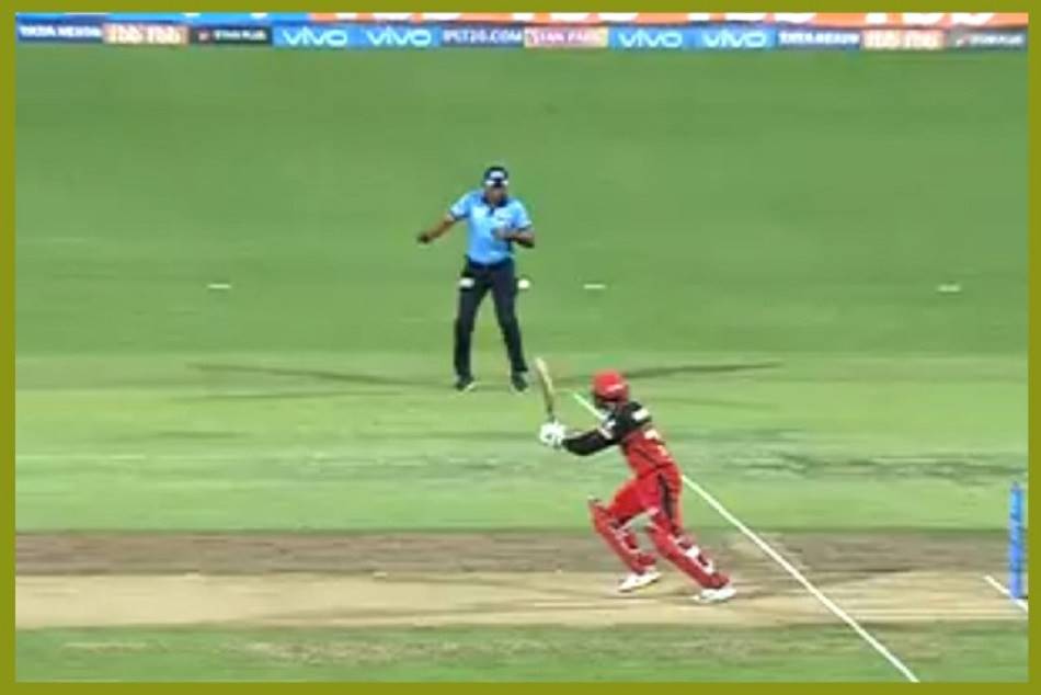 SRH VS RCB: पार्थिव के इस शॉट से नहीं बच पाए अंपायर, देखें वीडियो