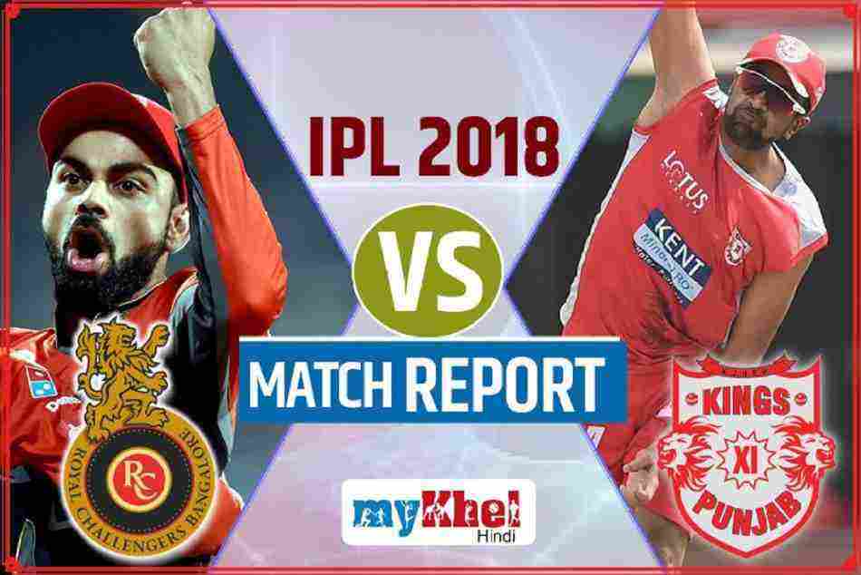 KXIP VS RCB:आरसीबी ने 10 विकेट से जीता मुकाबला