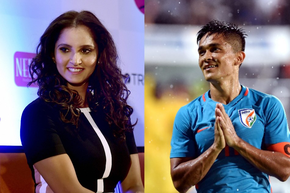 सानिया मिर्जा ने सुनील छेत्री से मांगा फुटबॉल मैच का टिकट, जवाब सोशल पर वायरल