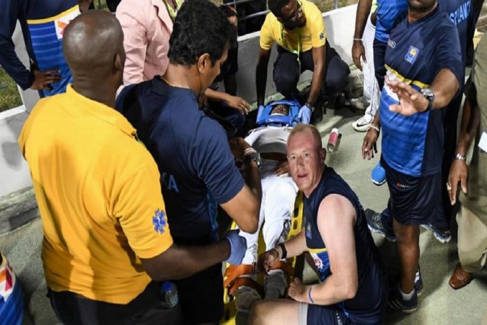 VIDEO: कैच लपकते समय बुरी तरह घायल हुए श्रीलंका के स्टार खिलाड़ी कुसल परेरा