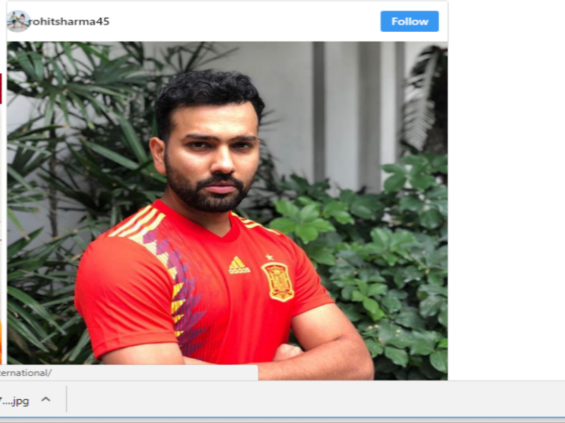 Rohit sharma will support this team in fifa