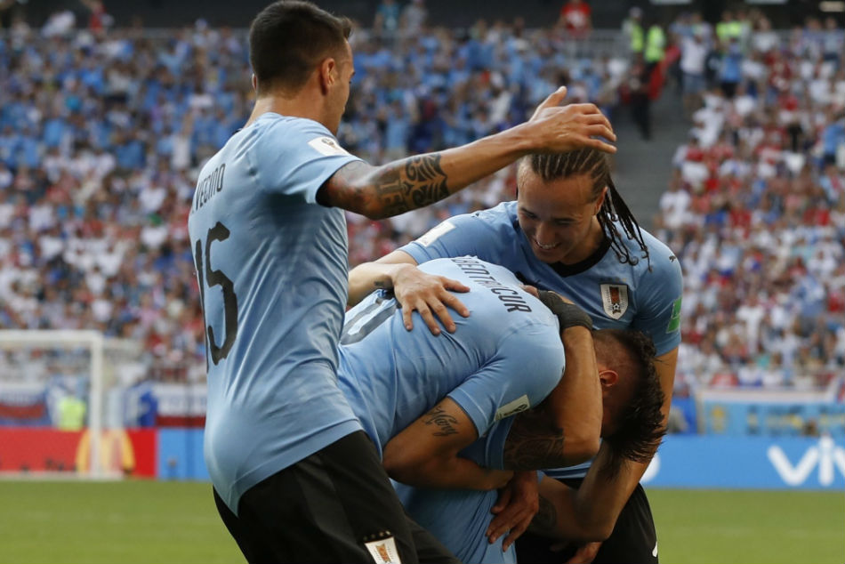 FIFA World Cup 2018: मेजबान रूस को 3-0 से हराकर ग्रुप ए के शीर्ष पर पहुंची उरग्वे की टीम