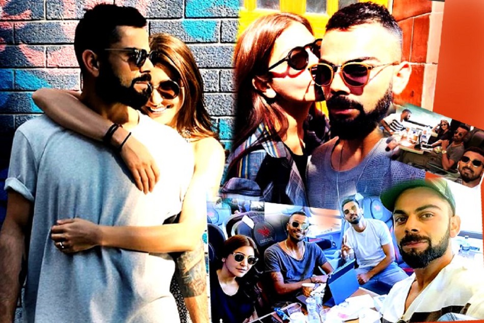 PICS: अनुष्का संग ट्रेन में कुछ इस तरह रोमांस करते नजर आए विराट कोहली