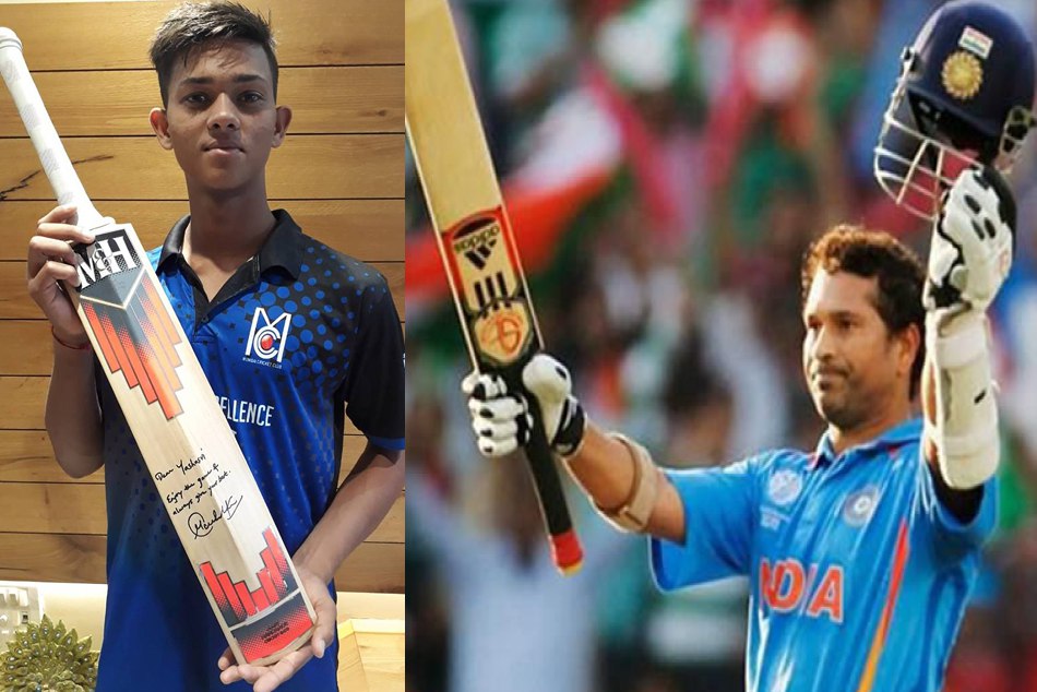 सचिन तेंदुलकर ने इस युवा बल्लेबाज को बुलाया घर, गिफ्ट किया बल्ला और दिए खास टिप्स