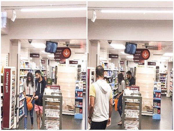 watch video of anuskha sharma and virat shopping in England