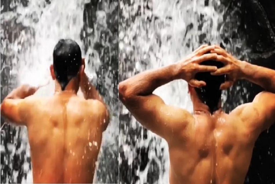 झरने में कुछ इस तरह मस्ती करते नजर आए एमएस धोनी, VIDEO शेयर कर कही ये बड़ी बात