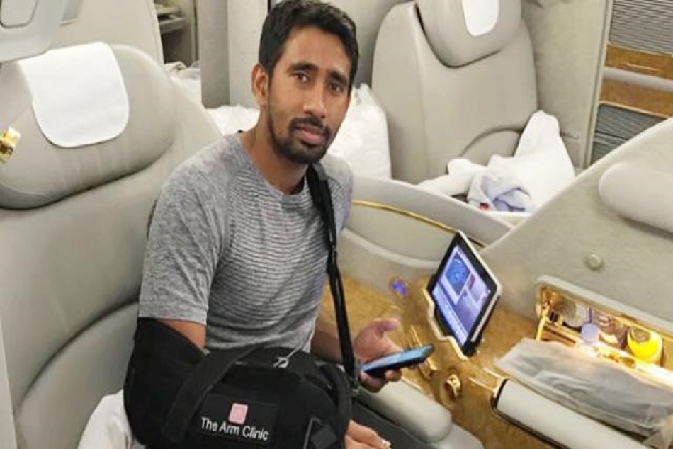 कंधे के ऑपरेशन के बाद स्वदेश लौटे ऋद्धिमान साहा ने कही दिल छूने वाली बात