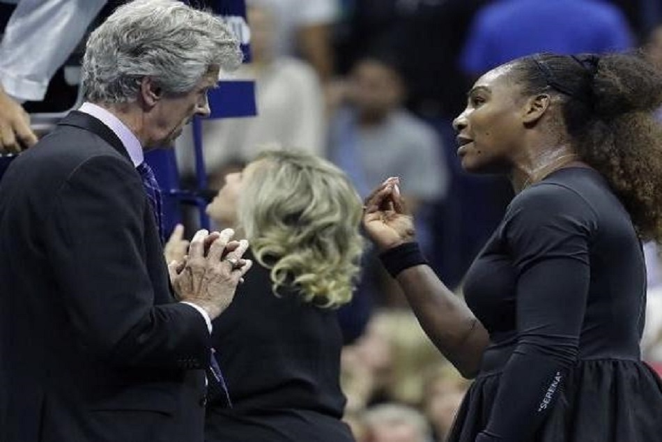 US Open: फाइनल में अंपायर पर भड़कीं सेरेना विलियम्स, बोलीं- मैं बेईमान नहीं...