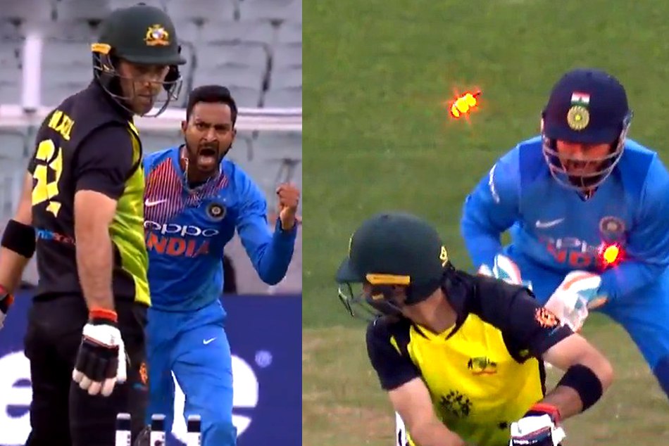 Video: जबरदस्त जश्न के साथ क्रुणाल पांड्या ने निकाला गुबार, मैक्सवेल को बोल्ड कर लिया 'बदला'