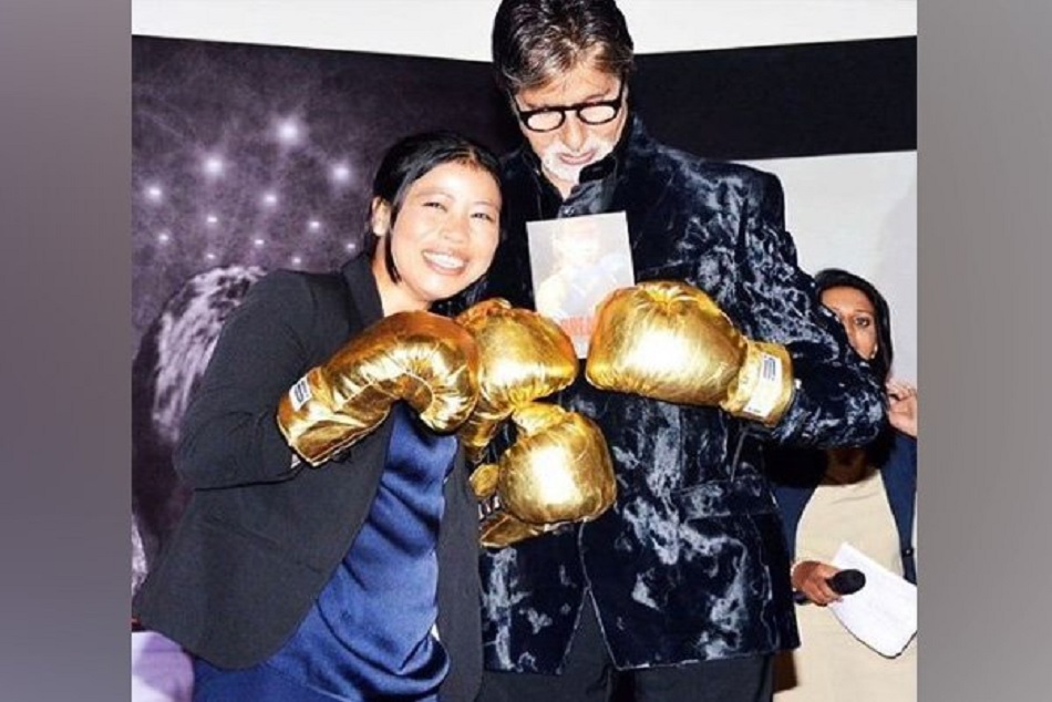 छठवीं बार विश्व चैंपियन बनने पर बिग बी ने मैरी कॉम को इस खास अंदाज में दी बधाई