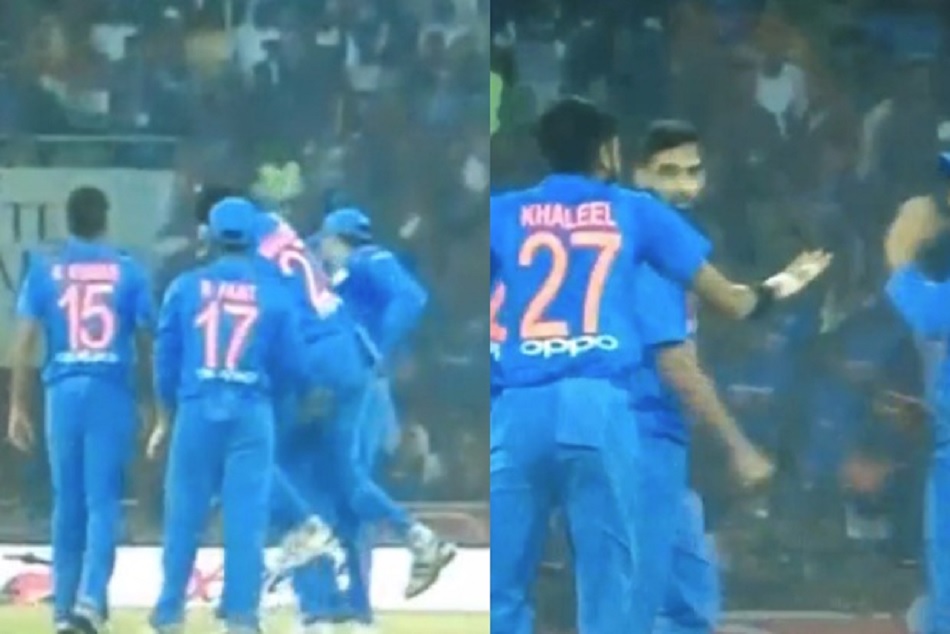 Video: जब खलील अहमद ने गलती से रोहित शर्मा को जड़ दिया थप्पड़