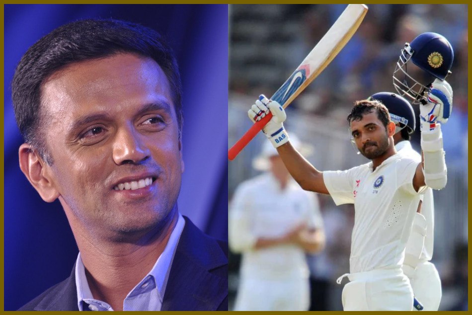 INDVsAUS : रहाणे के बल्ले पर द्रविड़ ने लिख कर दिया यह 'खास संदेश'