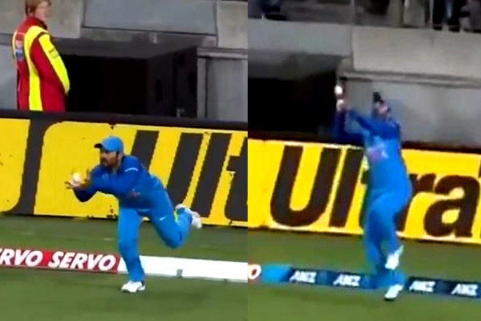 VIDEO: जब एक आसान कैच छोड़ने के बाद कार्तिक ने बाउंड्री पर पकड़ा जबरदस्त कैच