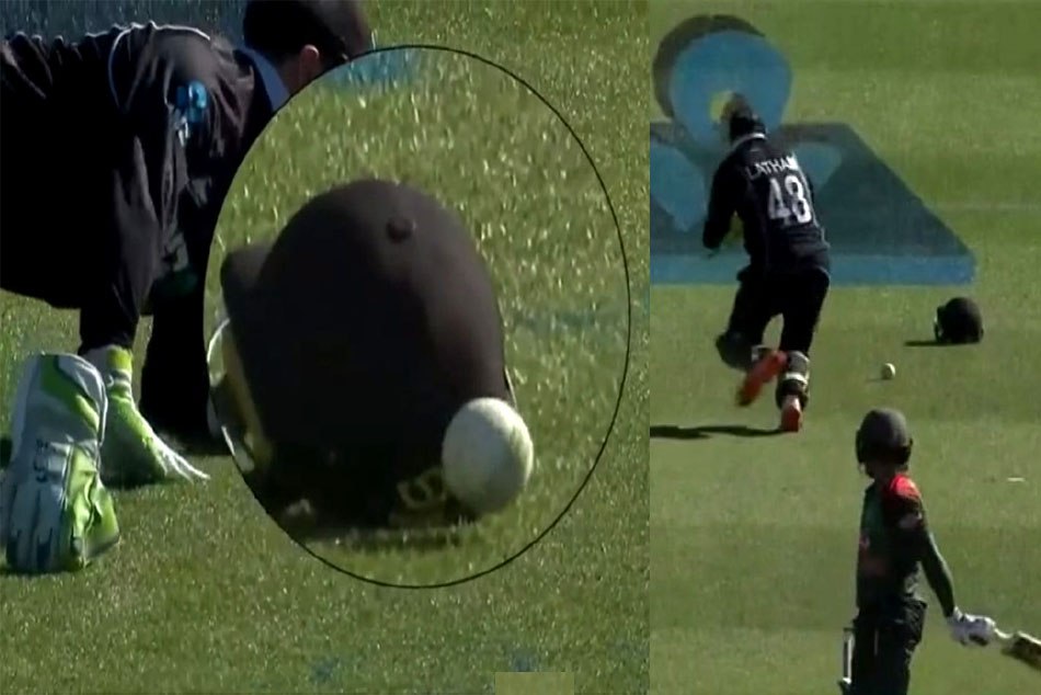 NZVS BAN : विकेटकीपर से हुई 'छोटी चूक' और बांग्लादेश को मुफ्त में मिल गए 5 रन, VIDEO